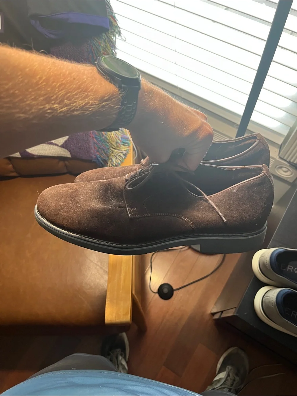 Steve Madden Brown Suede Chukka Boots